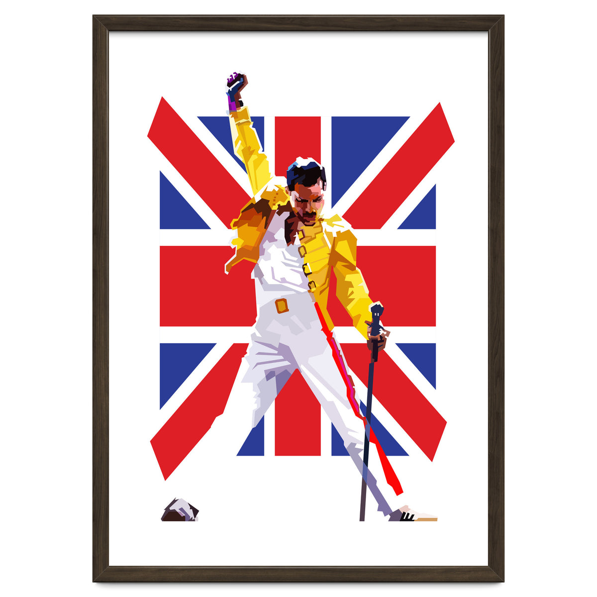 Pop Art Freddie Mercury Icon Rock Music