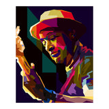 Marcus Miller Bass Jazz Musician Pop Art WPAP (Print Only) thumbnail