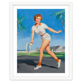 Pinup Girl On The Tennis Course thumbnail