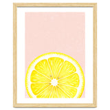 Lemon Slice, Fresh Citrus Kitchen Summer Art thumbnail
