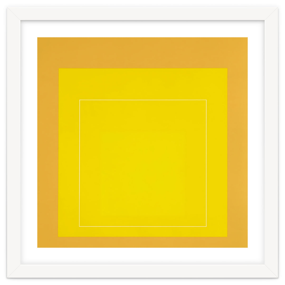 JOSEF ALBERS - HOMAGE TO THE SQUARE YELLOW