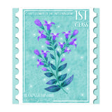 The Buckinghamshire Chiltern Gentian Postage Stamp (Print Only) thumbnail