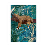 Leopard wearing shoes in the jungle (Print Only) thumbnail