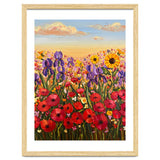 Vibrant Wildflower Field Oil Painting thumbnail