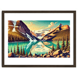 Vintage Lake Louise Banff Poster, Canada thumbnail