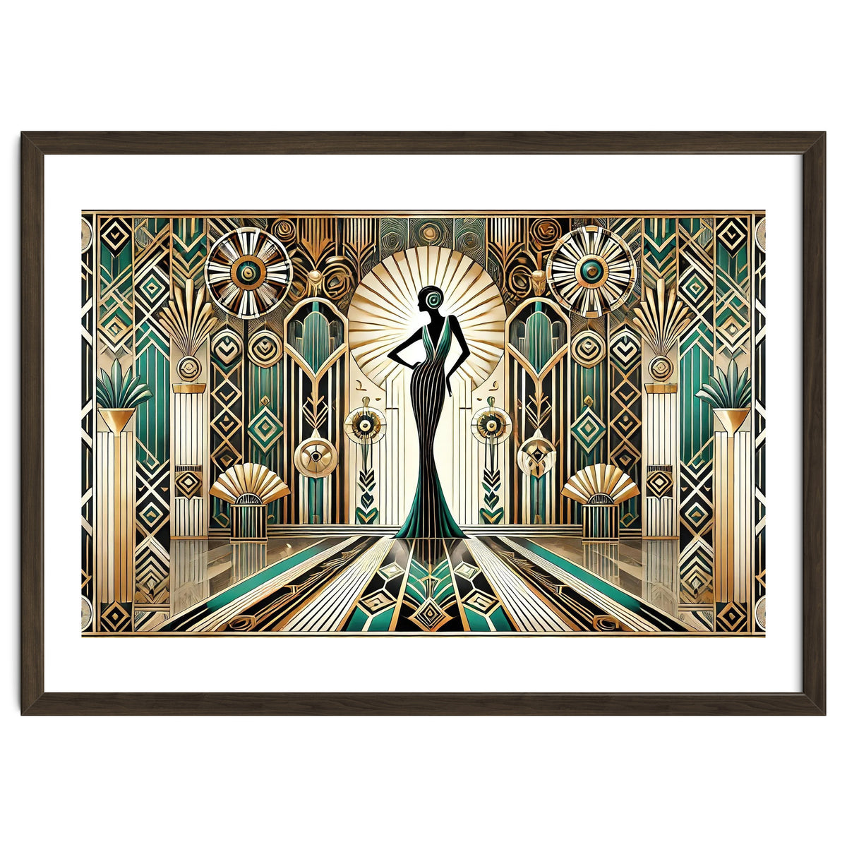 Art Deco Glamour Woman