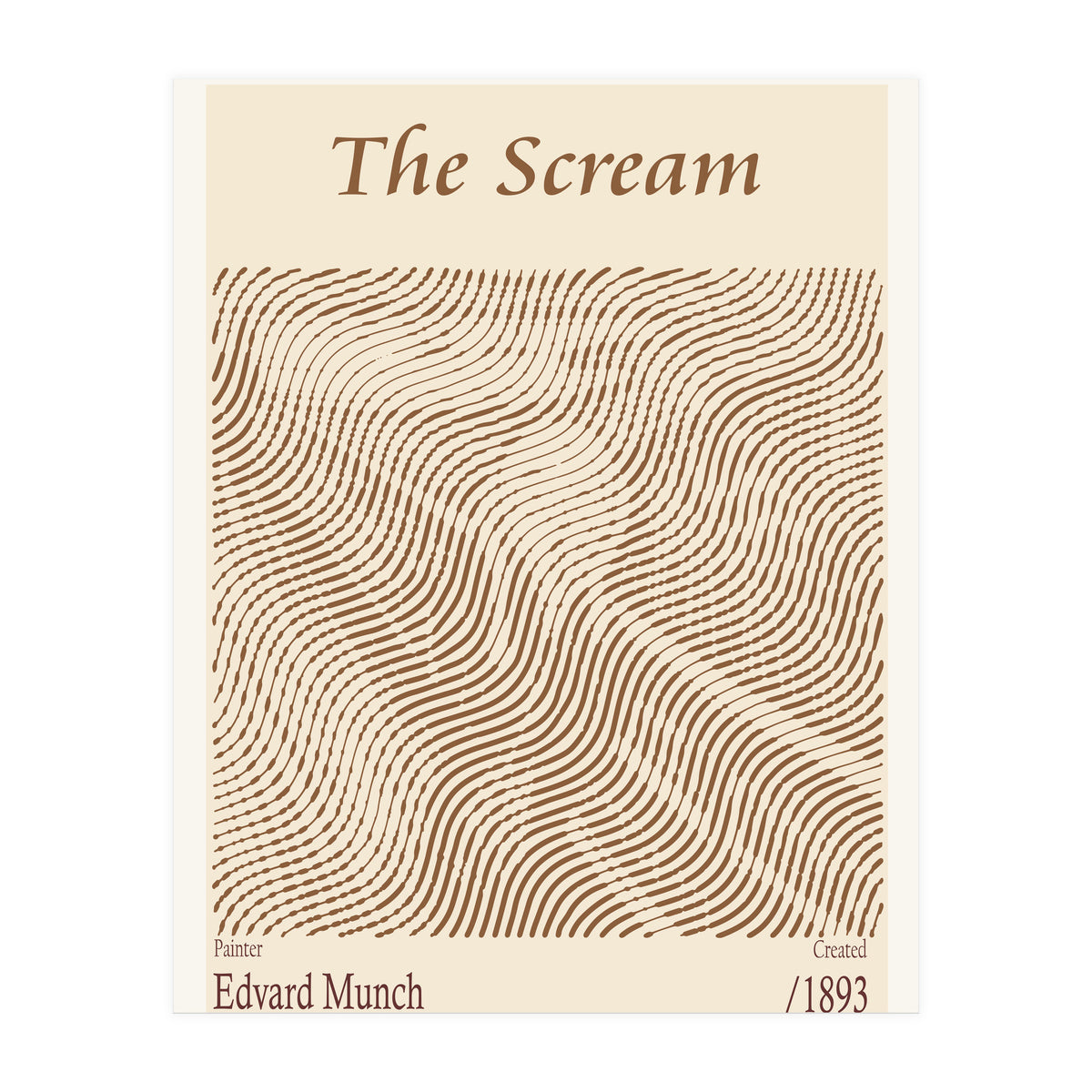 The Scream – Edvard Munch (1893) (Print Only)