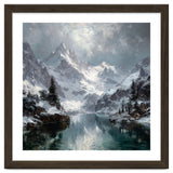 Majestic Snow-Capped Alpine Peaks Reflecting thumbnail