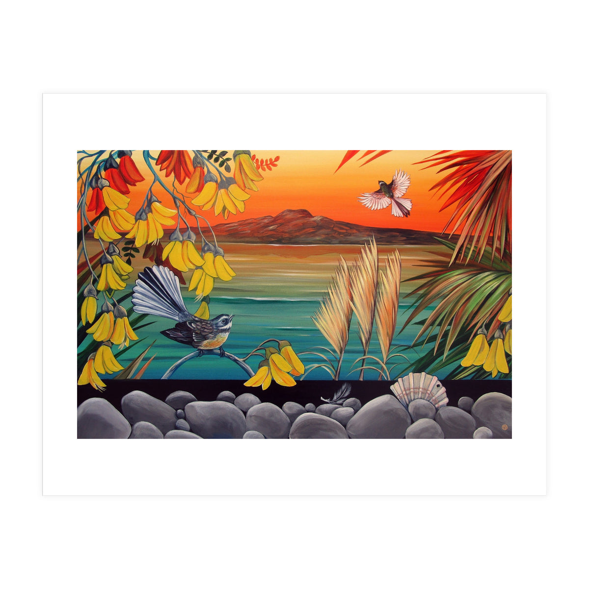 Rangitoto Sunset (Print Only)