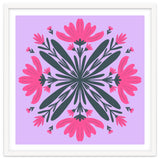Magenta mandala flowers thumbnail