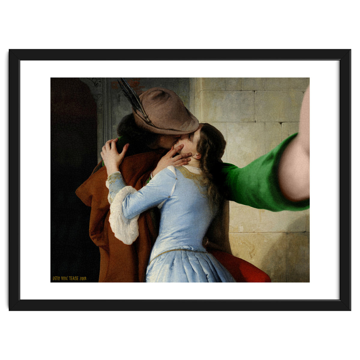 Francesco Hayez - The Kiss - Selfie