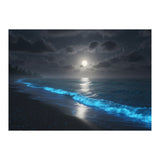 Bioluminescent Moonlit Shore (Print Only) thumbnail