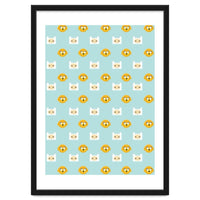 Minimalist Finn And Jake Seamless Cartoon Pattern