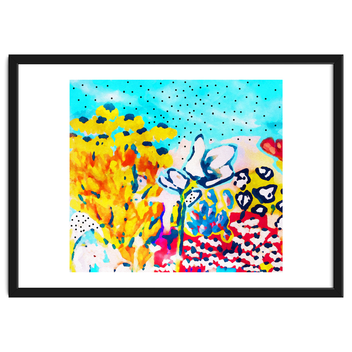 Floral Graffiti #society6 #decor #buyart