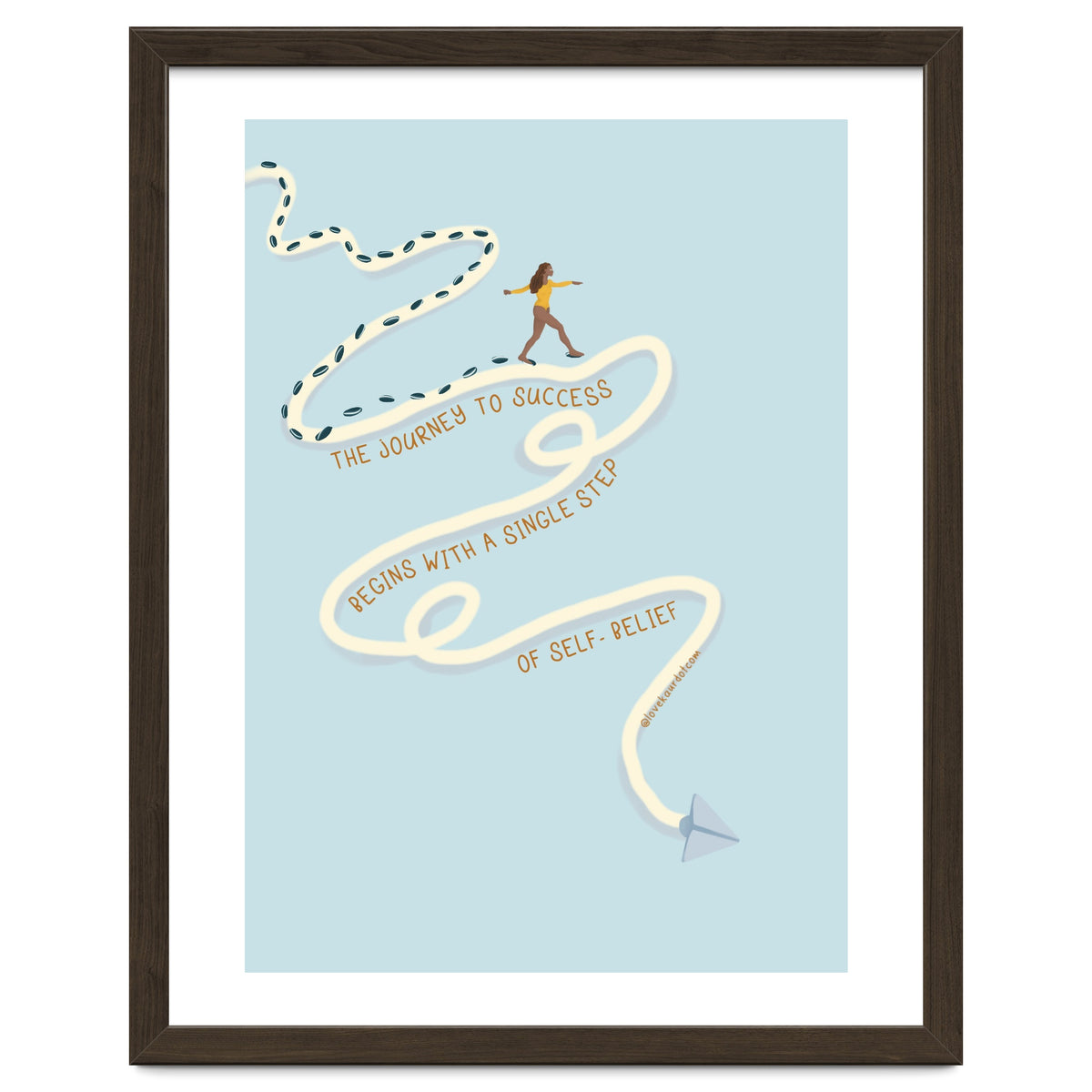 The Journey To Success Begins With A Single Step Of Self-Belief