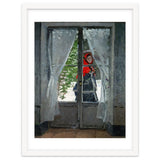 Mme. Monet with a red hat called " The Red Kerchief&quot, ca. 1870. thumbnail