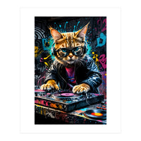 Cat Dj music (Print Only)