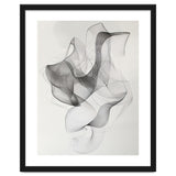 Abstract Black And White Swirling Lines Art thumbnail