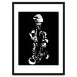 Rahsaan Roland Kirk Jazz Music Legend in Grayscale thumbnail