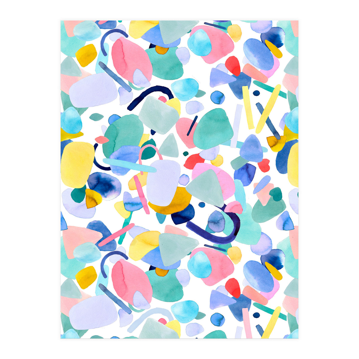 Abstract Geometric Modern Shapes (Print Only)