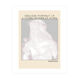 Idealised Portrait of a Young Woman as Flora – Bartolomeo Veneto (ascii art)  (Print Only) thumbnail