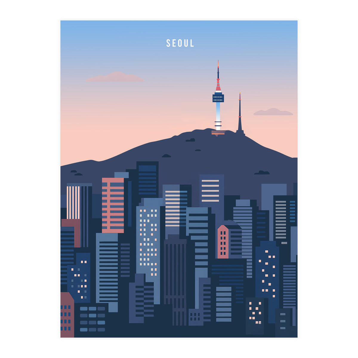 Seoul South Korea  (Print Only)