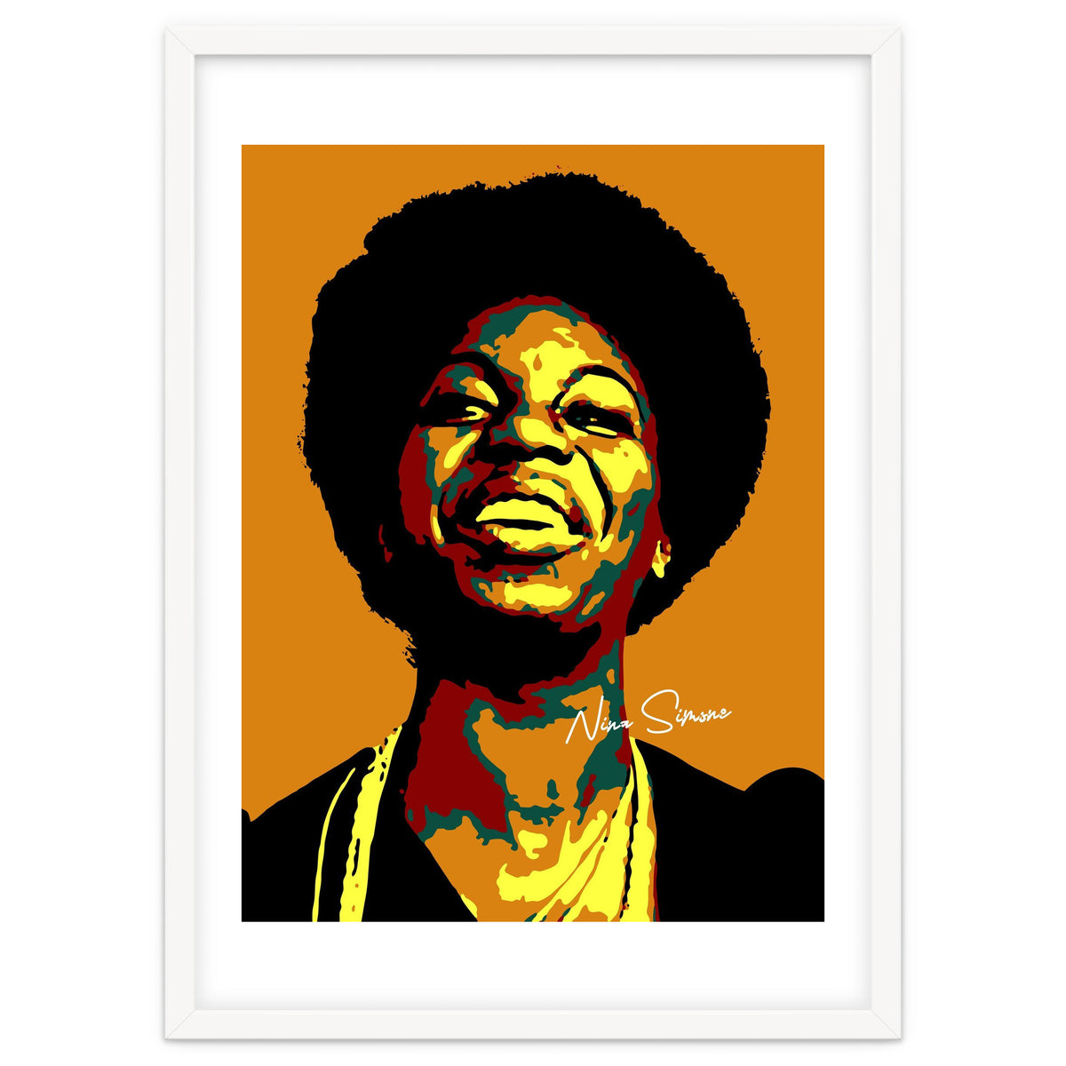 Nina Simone Music Legend in Pop Art