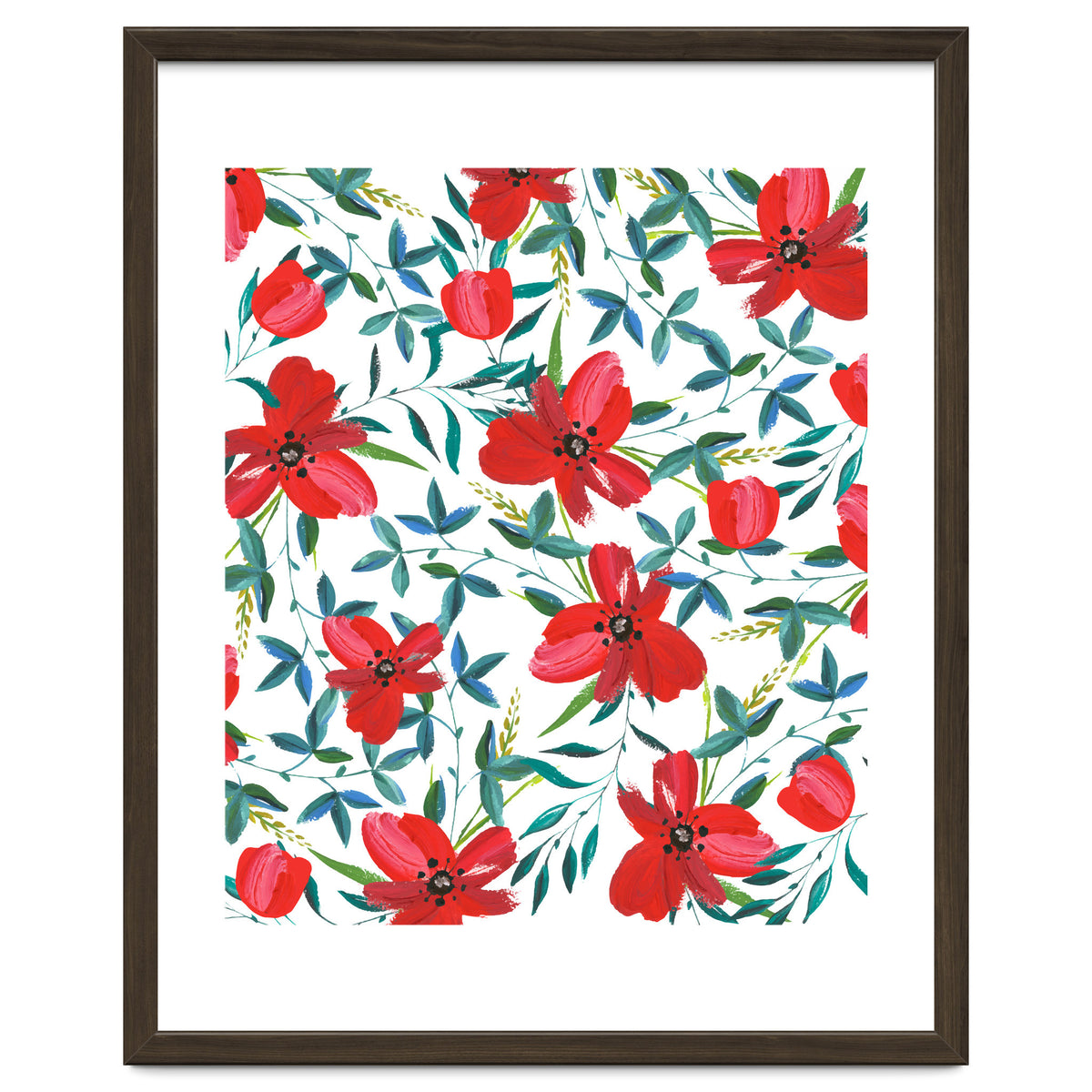 Red Blossom #society6 #decor #buyart