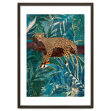 Leopard wearing shoes in the jungle thumbnail