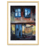 Pastel impression of an old house facade thumbnail