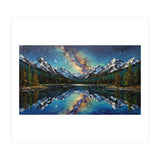 Midnight Mountain Reflection (Print Only) thumbnail