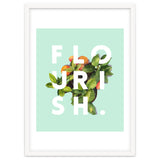 Flourish #society6 #buyart #typography #artprint thumbnail