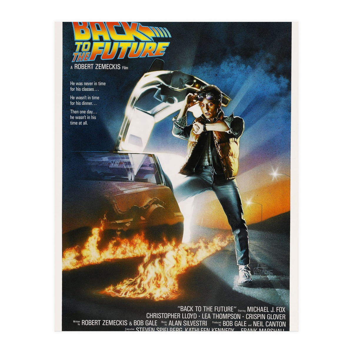 BACK TO THE FUTURE (1985), directed by ROBERT ZEMECKIS. (Print Only)
