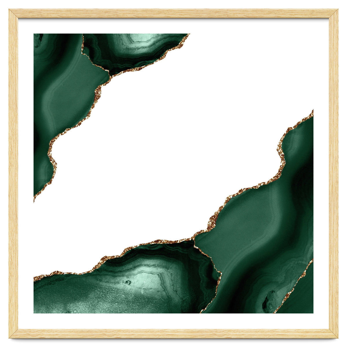 Emerald & Gold Agate Texture 16