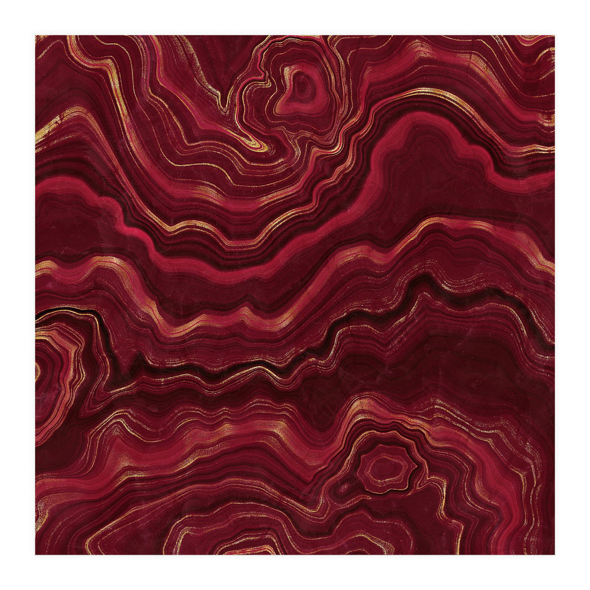 Red Agate Texture 08  (Print Only)