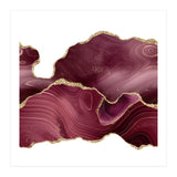 Burgundy & Gold Glitter Agate Texture 08  (Print Only) thumbnail