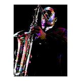John Coltrane American Jazz Saxophonist Colorful (Print Only) thumbnail