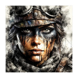 Warrior Woman With Aviator Goggles (Print Only) thumbnail
