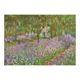 Le jardin a Giverny. Oil on canvas. (Print Only) thumbnail