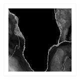 Black & Silver Agate Texture 03 (Print Only) thumbnail