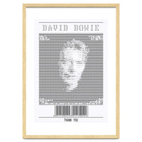 Receipt Art David Bowie Quotes