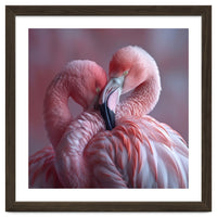 Cute Two Pink Flamingos