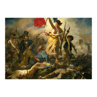 Eugène Delacroix / 'Liberty Leading the People', 1830, Oil on canvas, 260 x 325 cm. Eugne Delacroix. (Print Only)