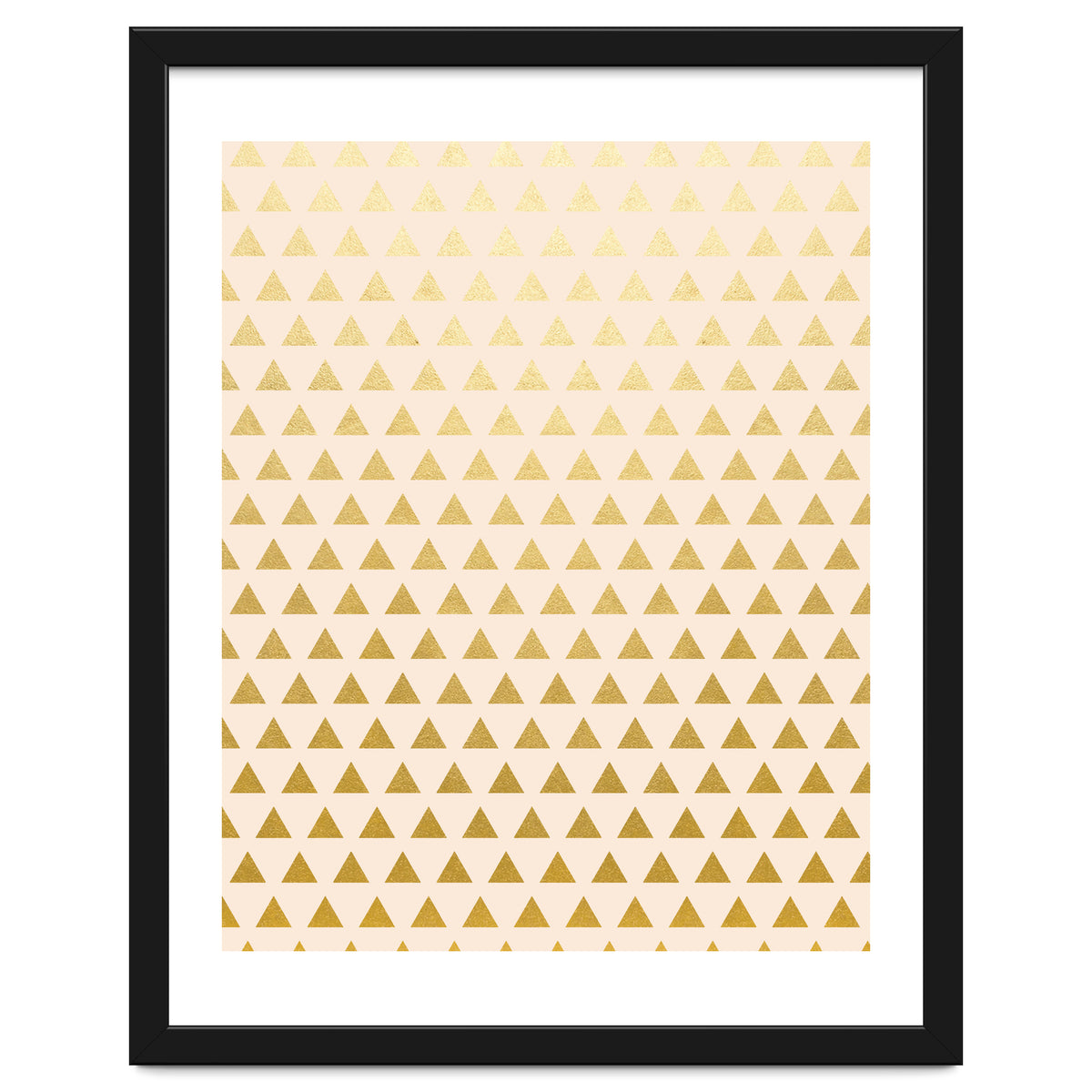 Blush + Gold Triangles #society6 #decor #buyart