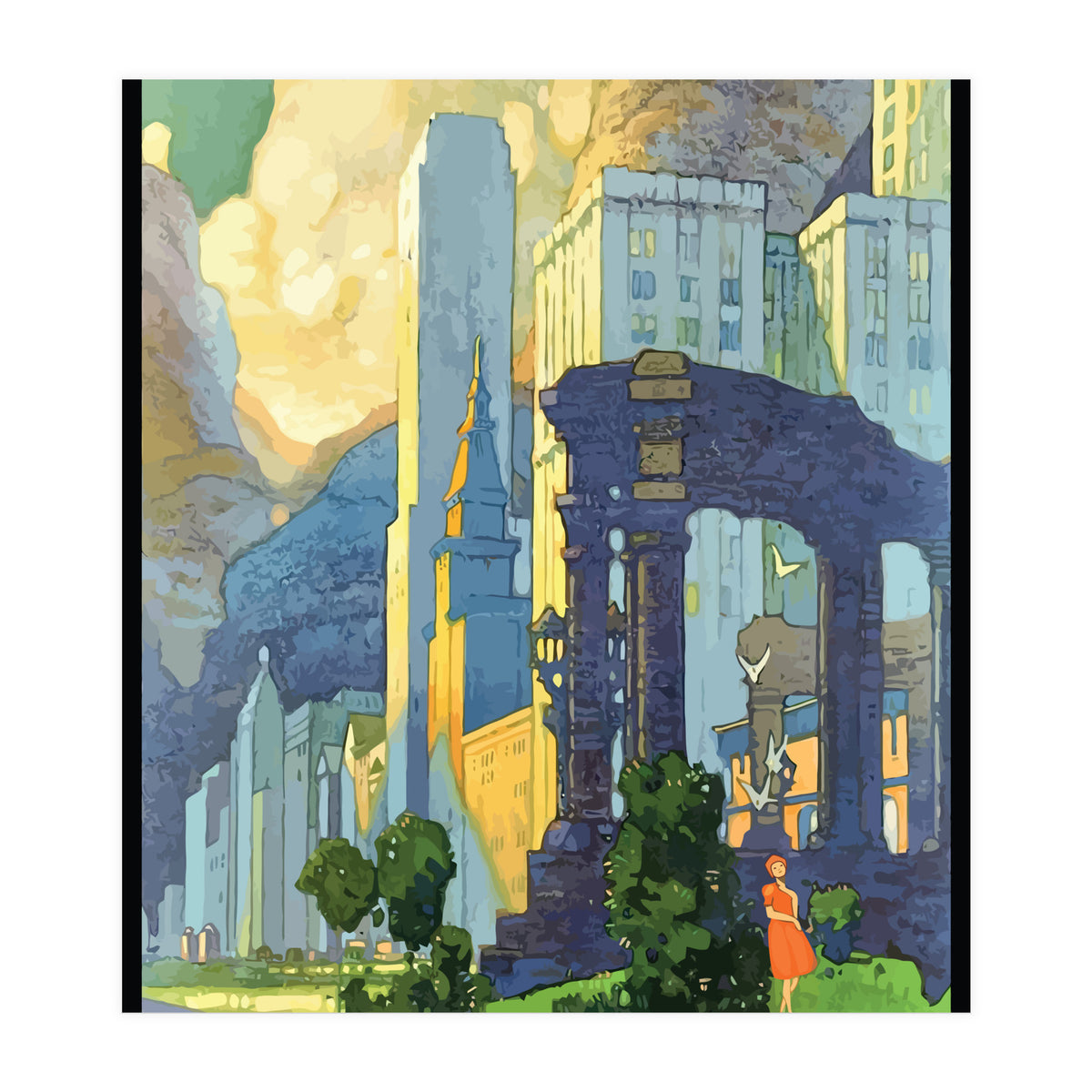 Chicago City, Illinois (Print Only)