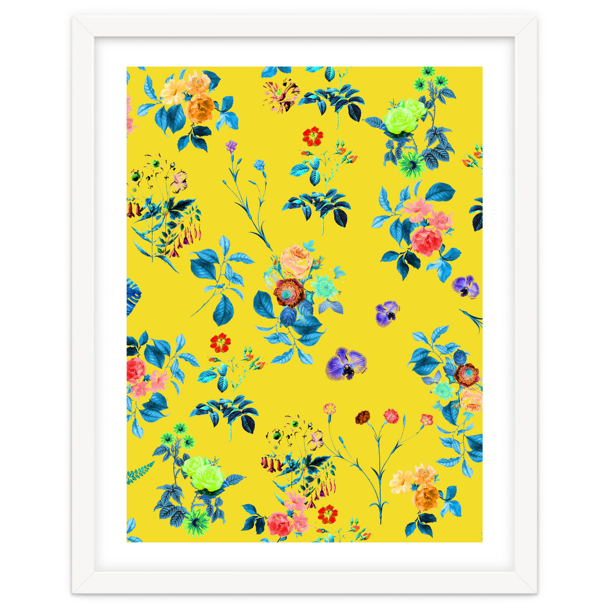 Floral Shower || #society6 #decor #buyart
