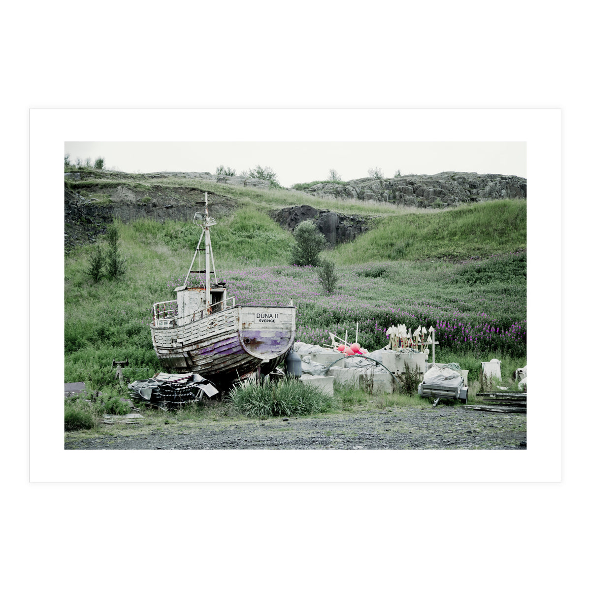 Abandoned Boat - Iceland (Print Only)