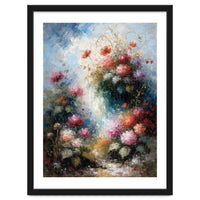 Ethereal Summer Garden Oil Painting