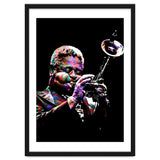 Dizzy Gillespie American Jazz Trumpeter Legend Colorful thumbnail