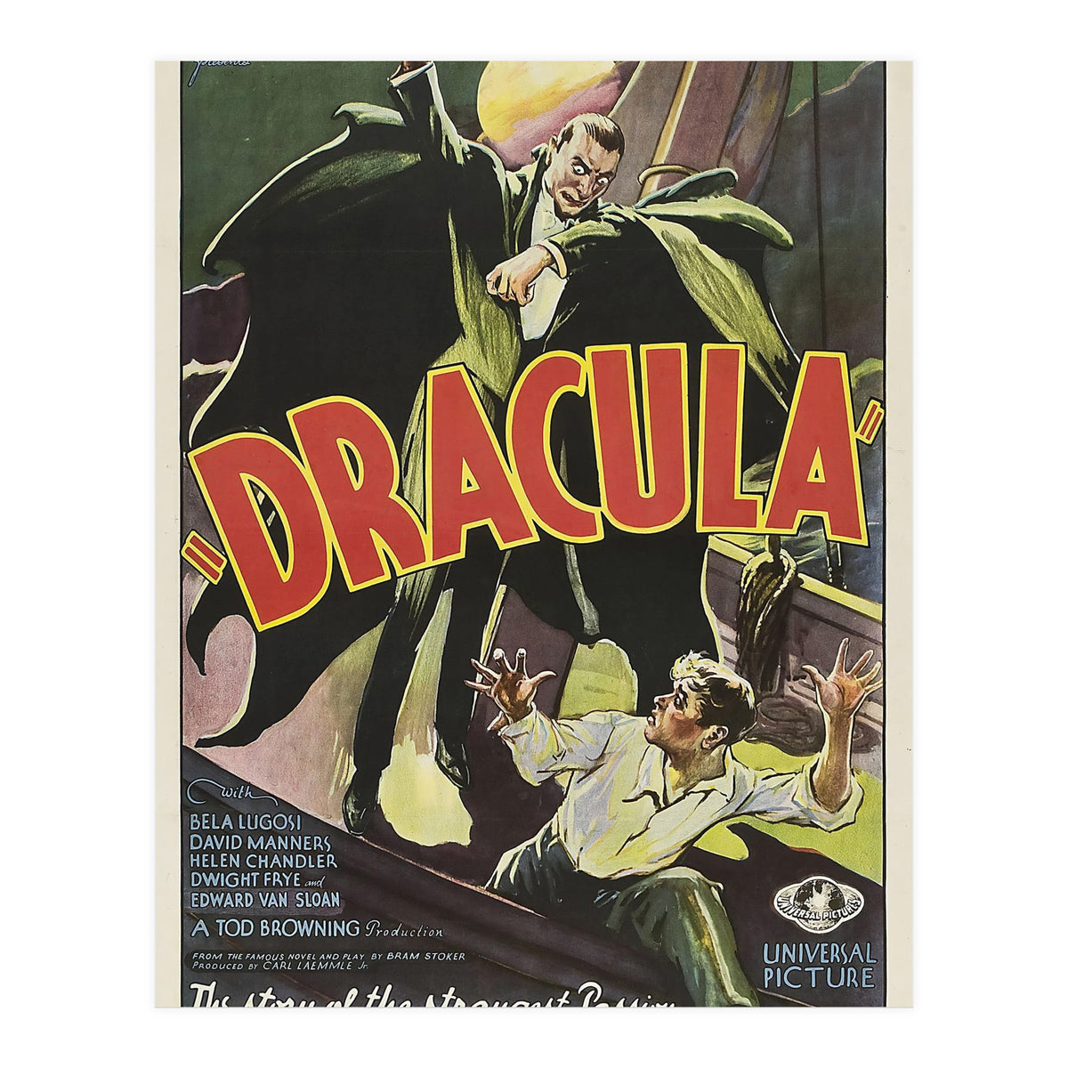 DRACULA (1931), directed by TOD BROWNING. (Print Only)